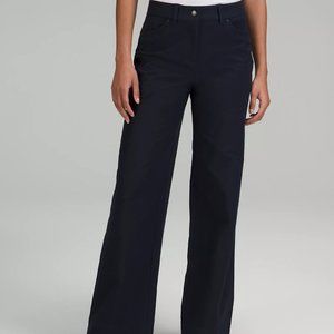 City Sleek 5 Pocket High-Rise Wide-Leg Pant Full Length Light Utilitech